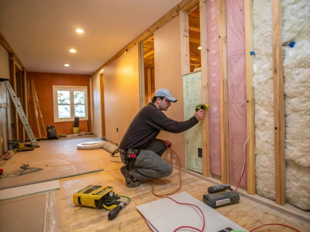 Professional insulation work
