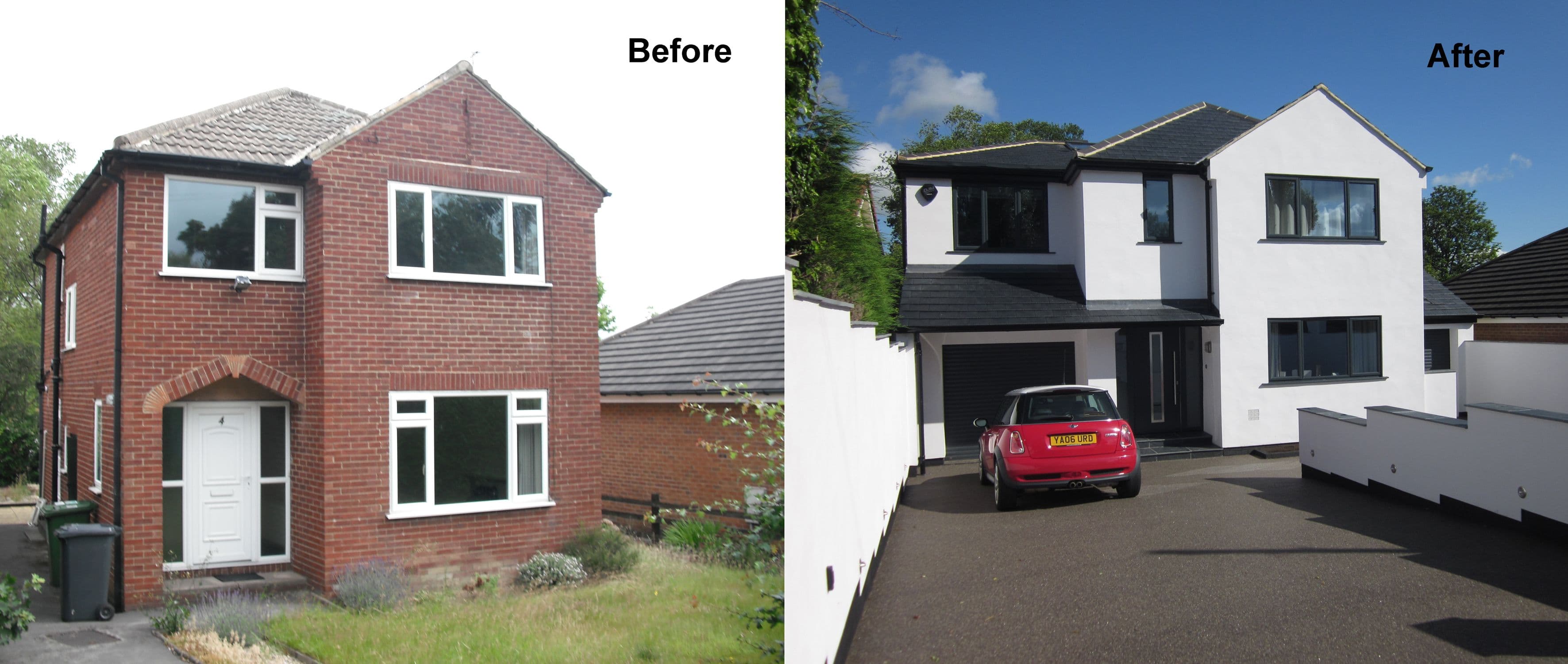 Property rendering transformation before after