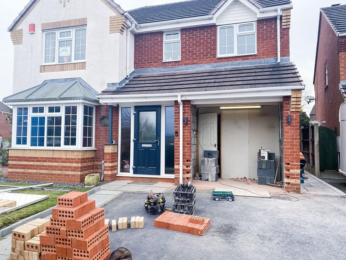 Garage conversion to living space